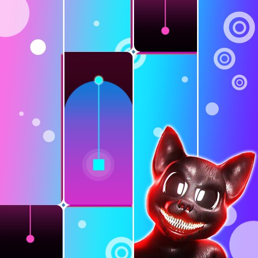 Piano Tiles Cartoon Cat logo