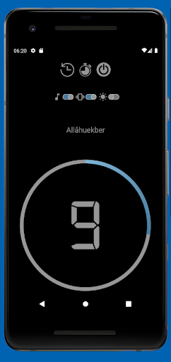 Android application Tesbih screenshort