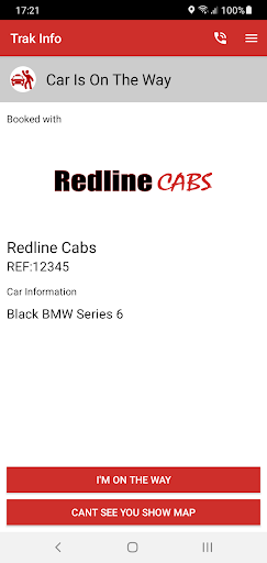 Redline Cabs Motherwell Screen 3
