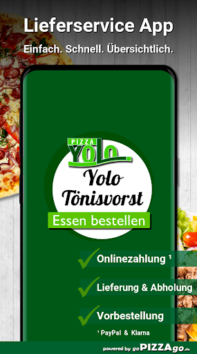 Android application Pizza Yolo Tönisvorst screenshort