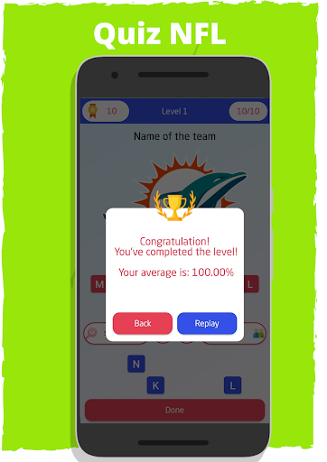 NFL Football Games - Logo quiz Screen 2