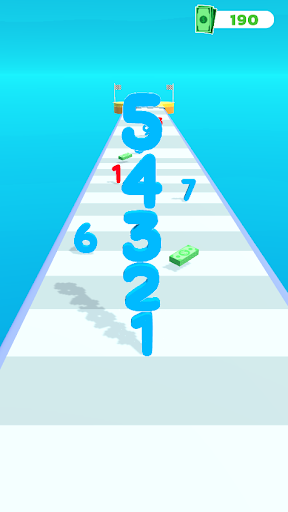 Numbers Stack 3D Screen 3