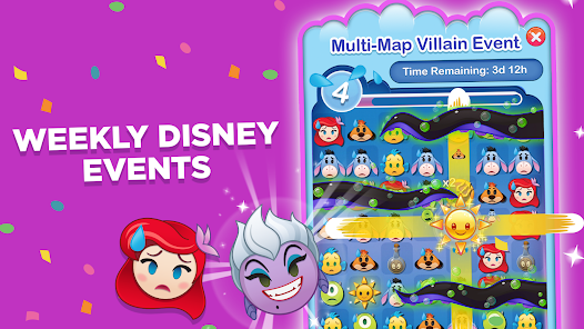 Disney Emoji Blitz v61.1.0 MOD APK (Unlimited Money/Gems) Gallery 4