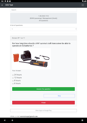 RORO passenger. Management CES