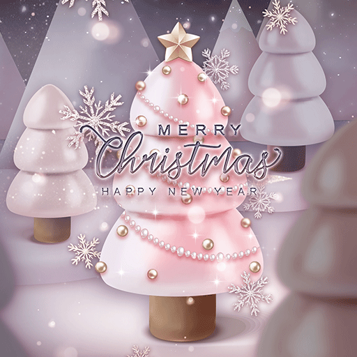 Snowy Pink Winter - Wallpaper logo