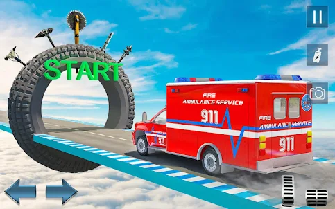 Ambulance Mega Ramp: Car Games