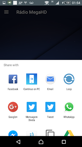 Android application Rádio Ebamix - Teodoro Sampaio screenshort