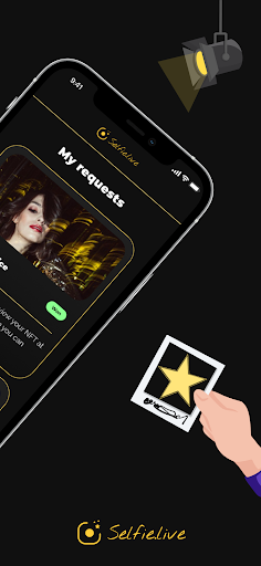 Selfie.Live Fan App Screen 3