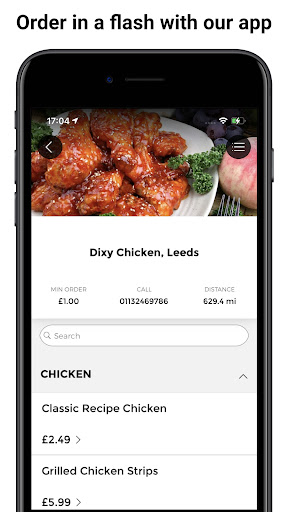 Android application Dixy Chicken, Leeds screenshort