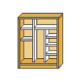 The sliding door wardrobe icon