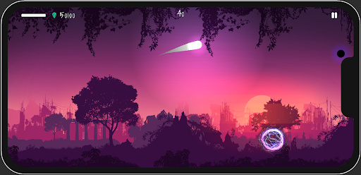 Android application Light Ball Runner screenshort