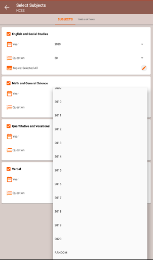 NCEE Past Questions 2024 Screen 2