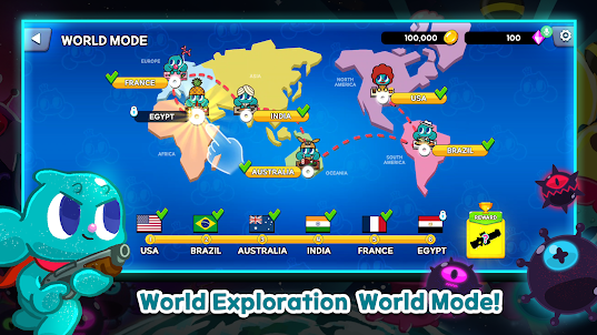 PPUDDING Run World Exploration