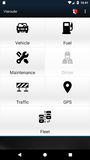 Android application Viaroute screenshort