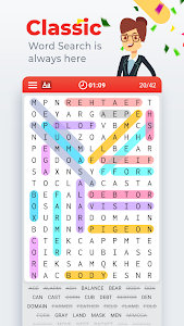 Word Search Colorful Unknown