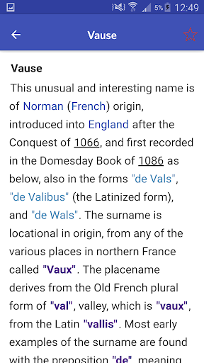 Surname Origin Dictionary - et