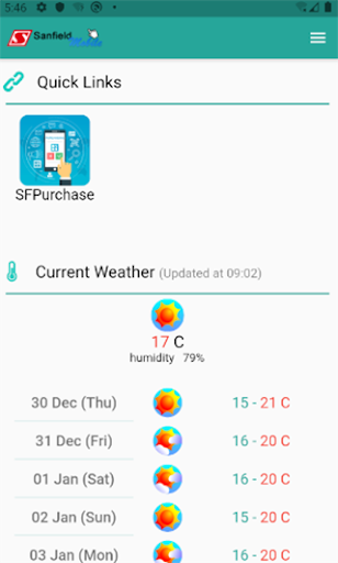 Sanfield Mobile Apps