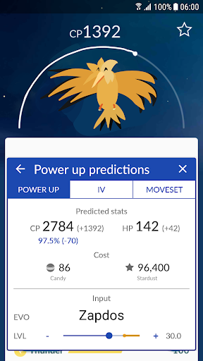 GoIV (IV Calculator) Screen 2