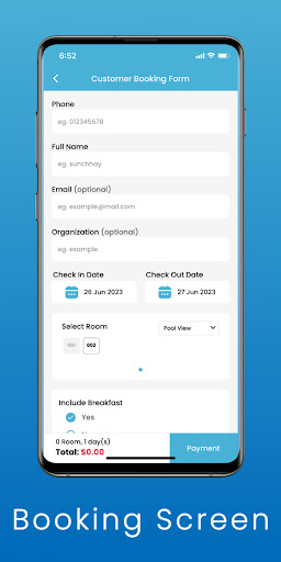 Airbed Staff Screen 3