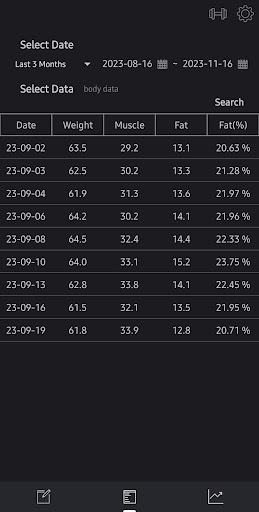Gym Note - Track Workout Screen 3