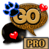 Gold Leopard Theme for GO SMS icon