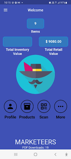 Android application Marketeers screenshort