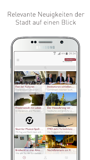 Android application Osnabrück screenshort