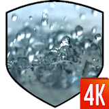 Raindrops Video LWP icon