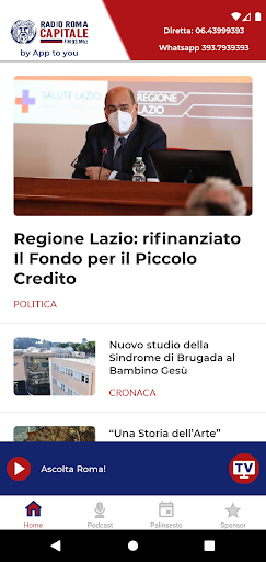 Android application Radioromacapitale screenshort