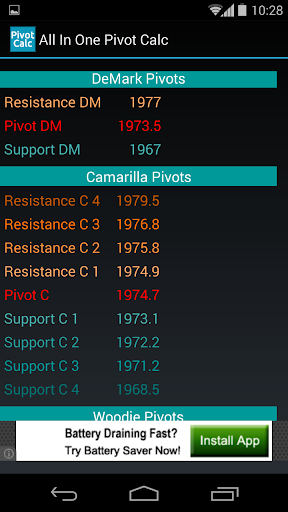 All In One Pivot Calc Screen 3