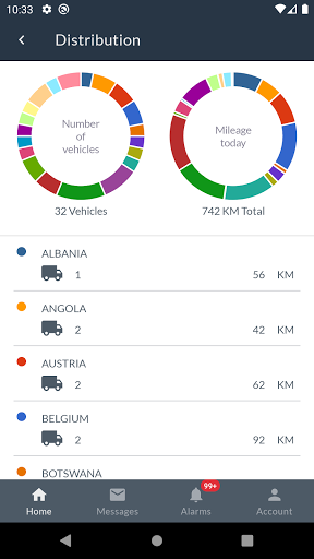 Frotcom Fleet Manager Screen 3