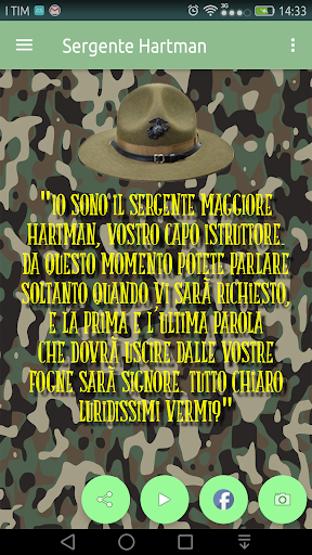 Android application Sergente Maggiore Hartman screenshort