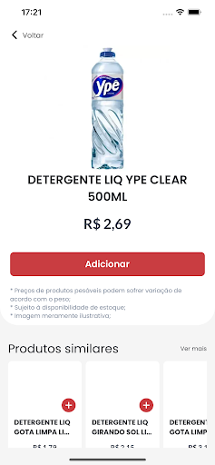 Android application Apresentação E-commerce screenshort