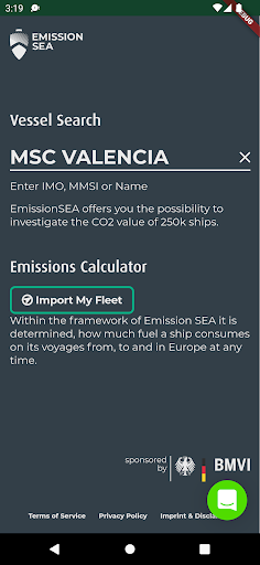 EmissionSEA Screen 2