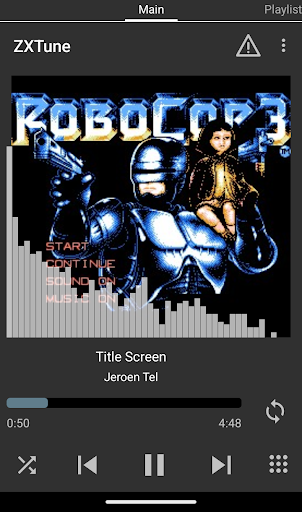 Android application ZXTune - Chiptunes player screenshort