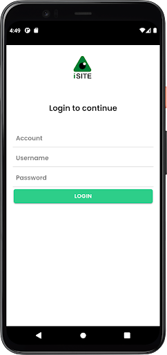 Android application Isite screenshort