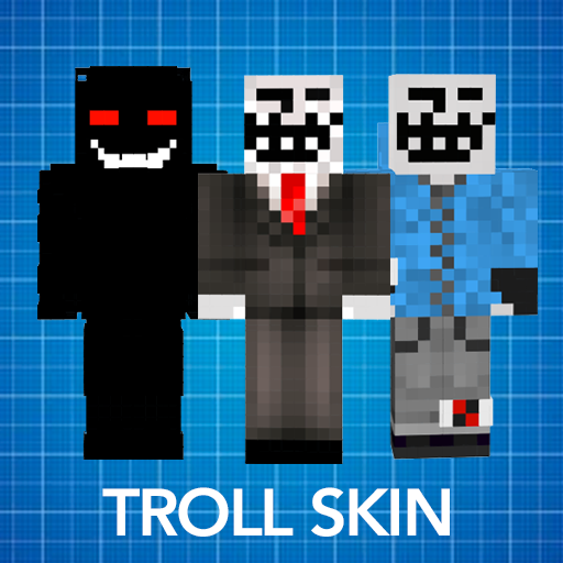 troll face  Minecraft Skins