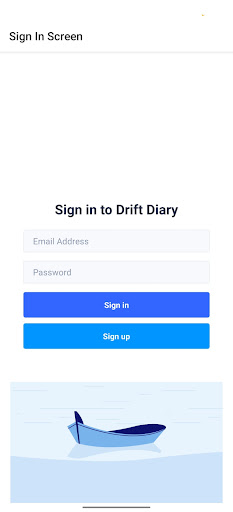 Android application Drift Diary screenshort