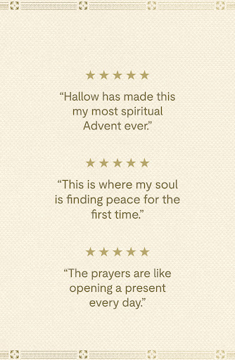 Screenshot of Hallow: Prayer & Meditation