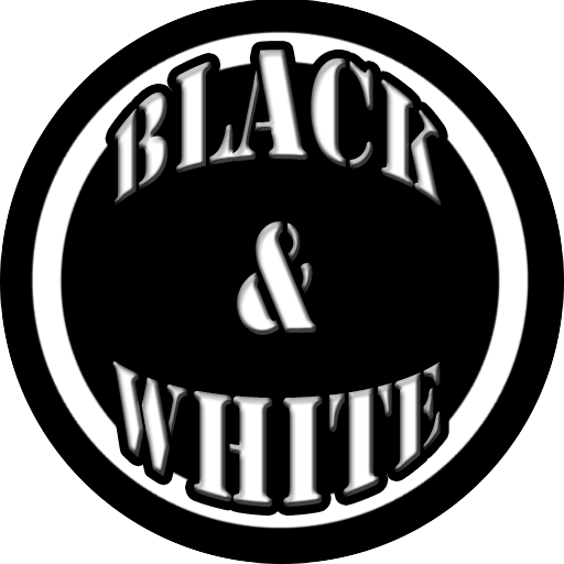 Black And White logo