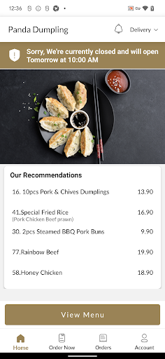 Panda Dumpling Screen 2
