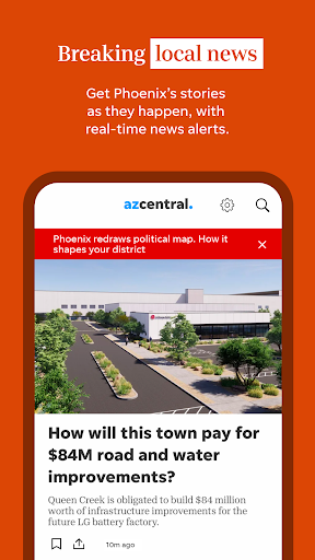 Screenshot of AZ Central: Arizona Republic