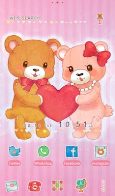 恋愛壁紙 くまさんカップル Androidアプリ Applion