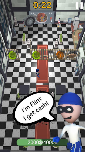 Android application Perfect Rob – Bank Heist screenshort