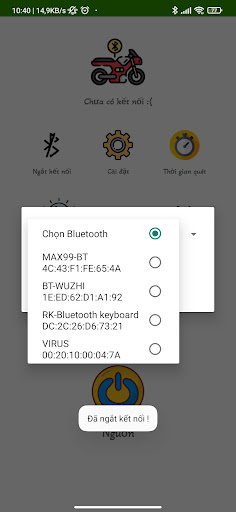 Motorcycle bluetooth NLD TECH Screen 3