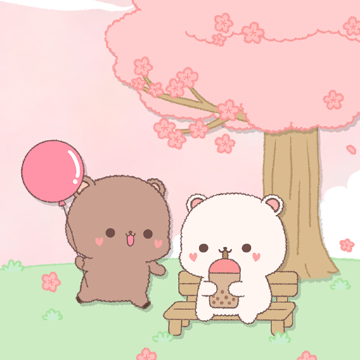 SMS Theme Sakura Bears message 450 Icon
