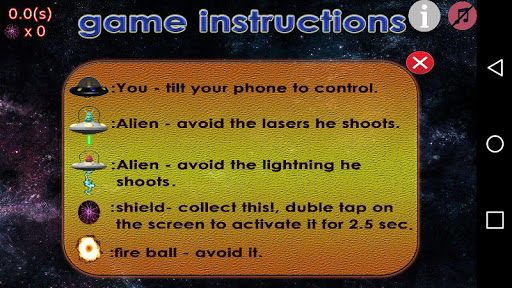 Dodge the aliens Screen 2
