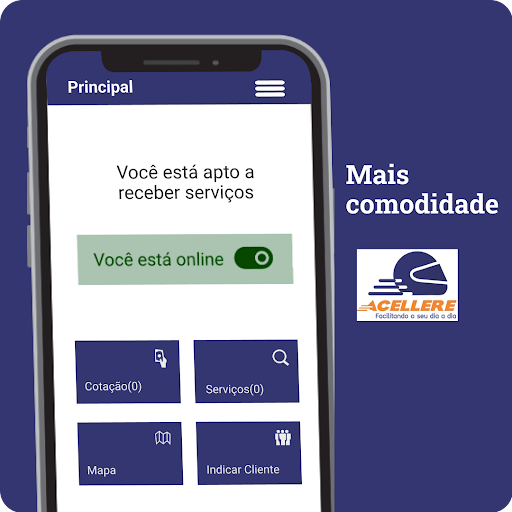 Android application Acellere App - Profissional screenshort