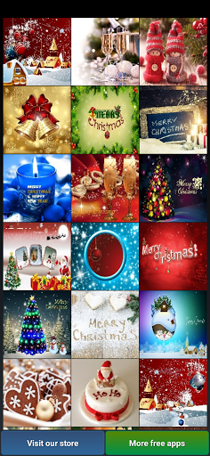Android application Joyful Christmas Wallpapers screenshort