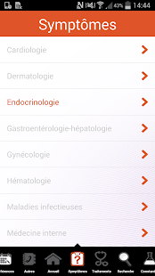 Diagnostics & thérapeutique Bildschirmfoto